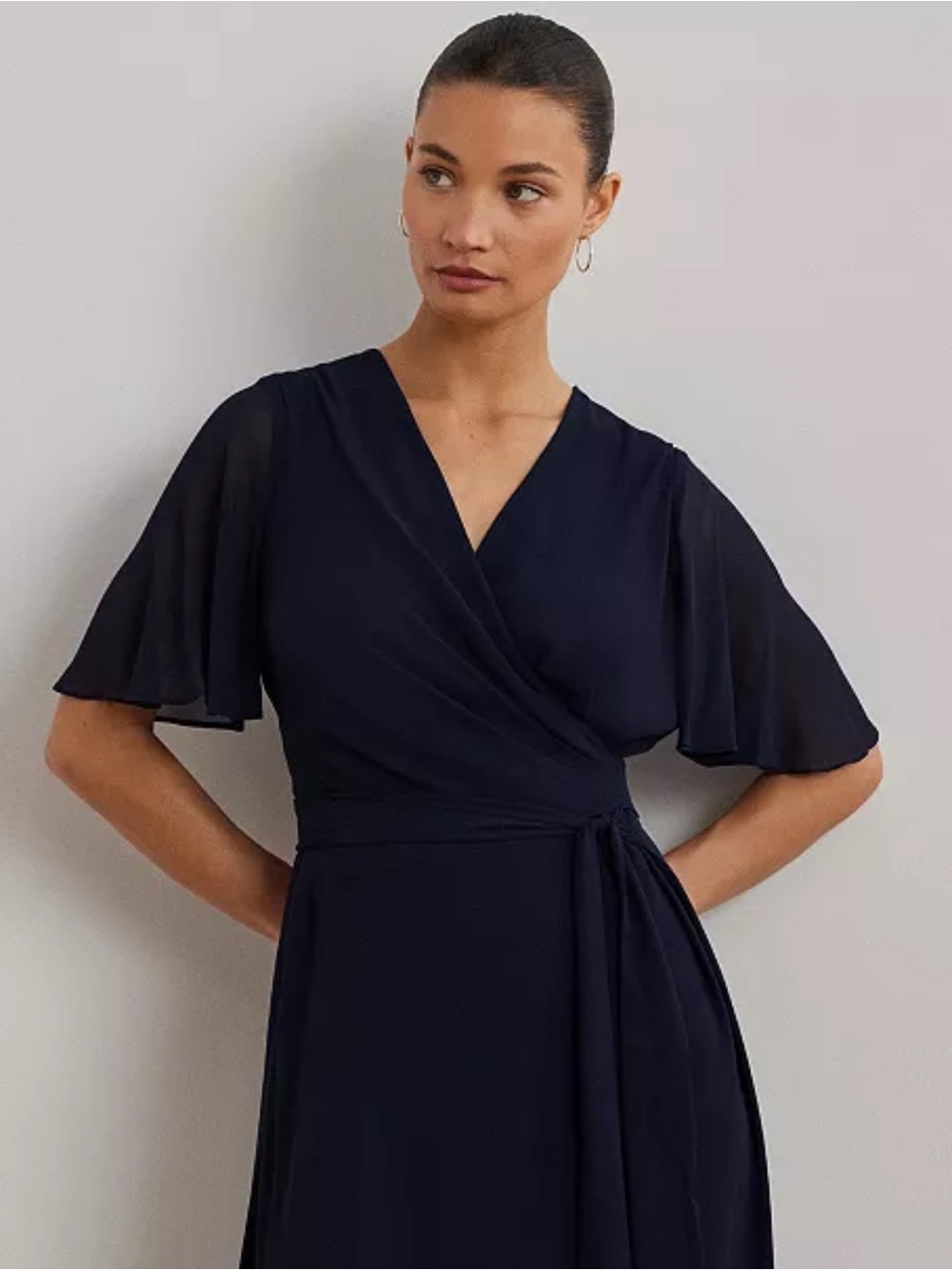 NWT Lauren Ralph Lauren Navy Dress